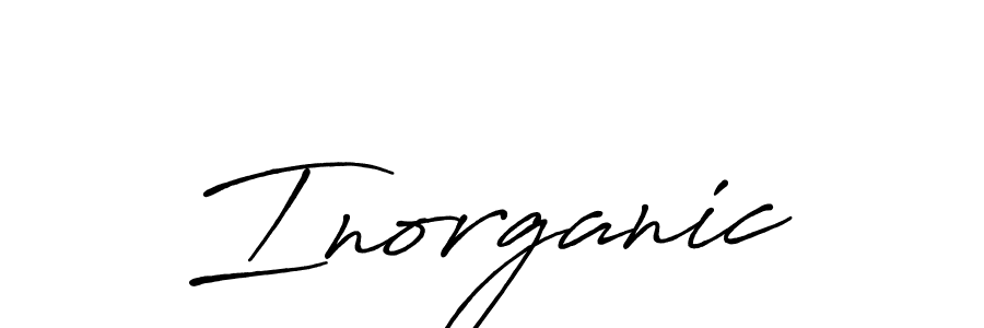 Also You can easily find your signature by using the search form. We will create Inorganic name handwritten signature images for you free of cost using Antro_Vectra_Bolder sign style. Inorganic signature style 7 images and pictures png