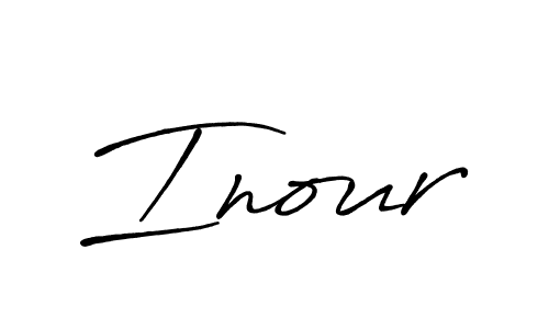 You should practise on your own different ways (Antro_Vectra_Bolder) to write your name (Inour) in signature. don't let someone else do it for you. Inour signature style 7 images and pictures png