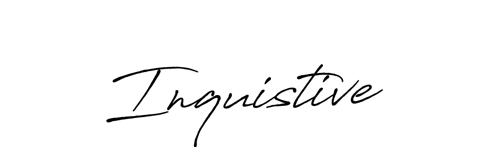 You should practise on your own different ways (Antro_Vectra_Bolder) to write your name (Inquistive) in signature. don't let someone else do it for you. Inquistive signature style 7 images and pictures png