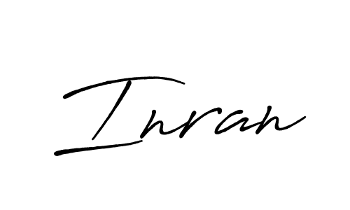 Also we have Inran name is the best signature style. Create professional handwritten signature collection using Antro_Vectra_Bolder autograph style. Inran signature style 7 images and pictures png