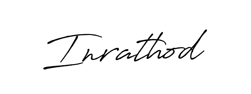 Create a beautiful signature design for name Inrathod. With this signature (Antro_Vectra_Bolder) fonts, you can make a handwritten signature for free. Inrathod signature style 7 images and pictures png