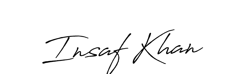 if you are searching for the best signature style for your name Insaf Khan. so please give up your signature search. here we have designed multiple signature styles  using Antro_Vectra_Bolder. Insaf Khan signature style 7 images and pictures png
