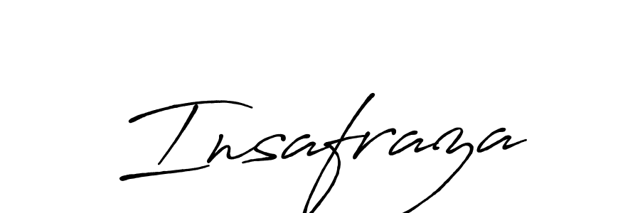 Create a beautiful signature design for name Insafraza. With this signature (Antro_Vectra_Bolder) fonts, you can make a handwritten signature for free. Insafraza signature style 7 images and pictures png