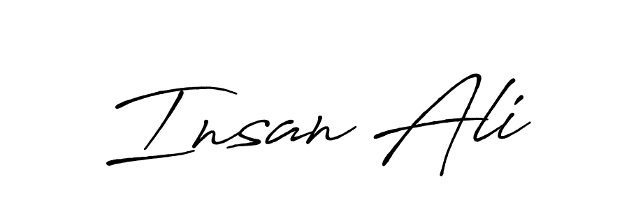 How to make Insan Ali signature? Antro_Vectra_Bolder is a professional autograph style. Create handwritten signature for Insan Ali name. Insan Ali signature style 7 images and pictures png