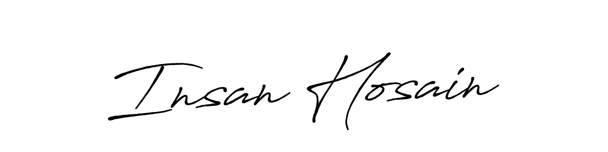 This is the best signature style for the Insan Hosain name. Also you like these signature font (Antro_Vectra_Bolder). Mix name signature. Insan Hosain signature style 7 images and pictures png