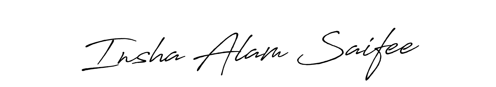 Best and Professional Signature Style for Insha Alam Saifee. Antro_Vectra_Bolder Best Signature Style Collection. Insha Alam Saifee signature style 7 images and pictures png