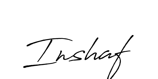 Also You can easily find your signature by using the search form. We will create Inshaf name handwritten signature images for you free of cost using Antro_Vectra_Bolder sign style. Inshaf signature style 7 images and pictures png