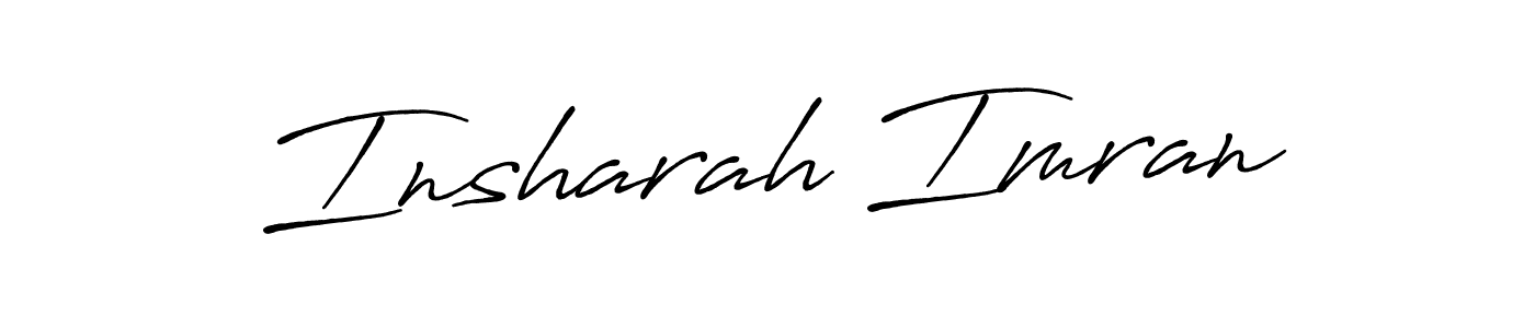 You can use this online signature creator to create a handwritten signature for the name Insharah Imran. This is the best online autograph maker. Insharah Imran signature style 7 images and pictures png