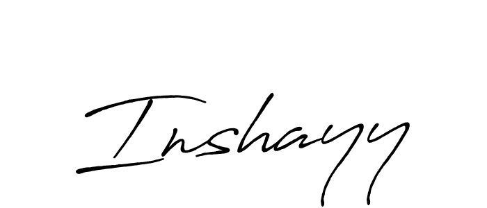 Design your own signature with our free online signature maker. With this signature software, you can create a handwritten (Antro_Vectra_Bolder) signature for name Inshayy. Inshayy signature style 7 images and pictures png