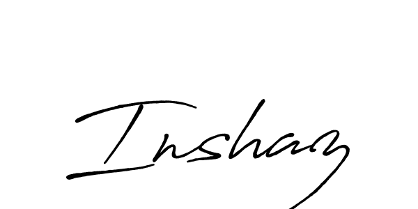 How to make Inshaz signature? Antro_Vectra_Bolder is a professional autograph style. Create handwritten signature for Inshaz name. Inshaz signature style 7 images and pictures png