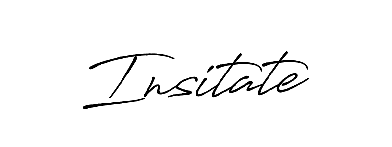 It looks lik you need a new signature style for name Insitate. Design unique handwritten (Antro_Vectra_Bolder) signature with our free signature maker in just a few clicks. Insitate signature style 7 images and pictures png