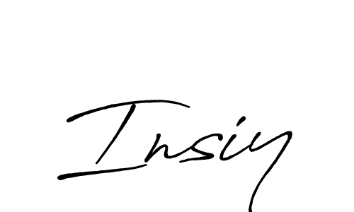 You can use this online signature creator to create a handwritten signature for the name Insiy. This is the best online autograph maker. Insiy signature style 7 images and pictures png