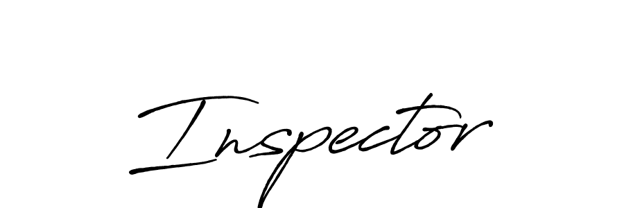 Antro_Vectra_Bolder is a professional signature style that is perfect for those who want to add a touch of class to their signature. It is also a great choice for those who want to make their signature more unique. Get Inspector name to fancy signature for free. Inspector signature style 7 images and pictures png
