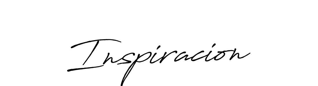 Inspiracion stylish signature style. Best Handwritten Sign (Antro_Vectra_Bolder) for my name. Handwritten Signature Collection Ideas for my name Inspiracion. Inspiracion signature style 7 images and pictures png