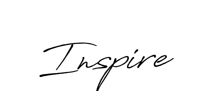 Similarly Antro_Vectra_Bolder is the best handwritten signature design. Signature creator online .You can use it as an online autograph creator for name Inspire. Inspire signature style 7 images and pictures png