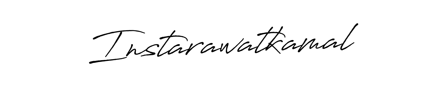 Also we have Instarawatkamal name is the best signature style. Create professional handwritten signature collection using Antro_Vectra_Bolder autograph style. Instarawatkamal signature style 7 images and pictures png