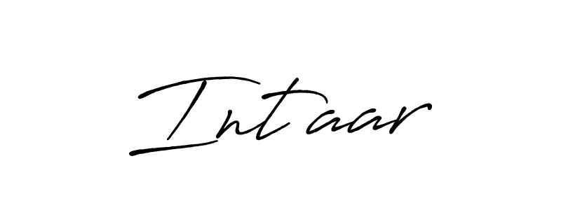 if you are searching for the best signature style for your name Intظaar. so please give up your signature search. here we have designed multiple signature styles  using Antro_Vectra_Bolder. Intظaar signature style 7 images and pictures png