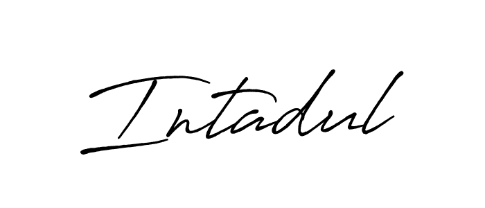 Here are the top 10 professional signature styles for the name Intadul. These are the best autograph styles you can use for your name. Intadul signature style 7 images and pictures png