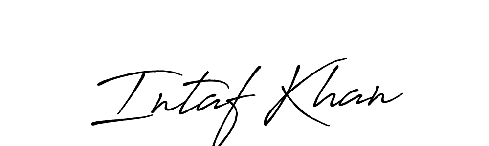 See photos of Intaf Khan official signature by Spectra . Check more albums & portfolios. Read reviews & check more about Antro_Vectra_Bolder font. Intaf Khan signature style 7 images and pictures png
