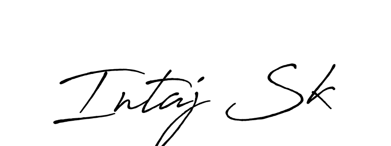 You should practise on your own different ways (Antro_Vectra_Bolder) to write your name (Intaj Sk) in signature. don't let someone else do it for you. Intaj Sk signature style 7 images and pictures png