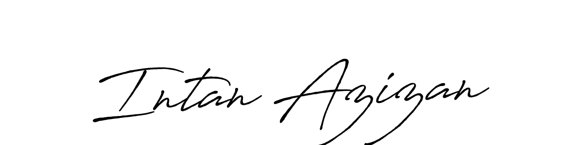 How to Draw Intan Azizan signature style? Antro_Vectra_Bolder is a latest design signature styles for name Intan Azizan. Intan Azizan signature style 7 images and pictures png