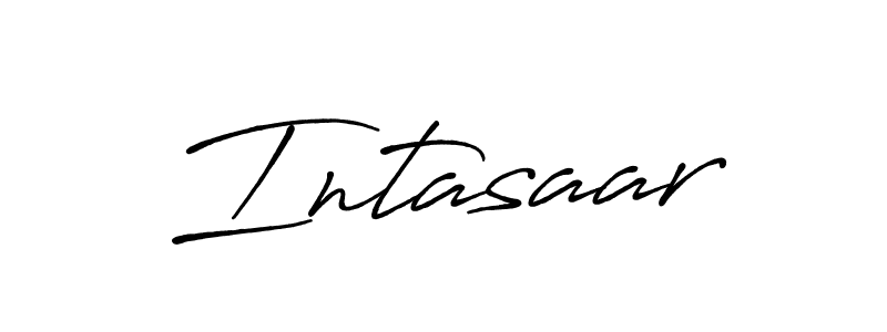 It looks lik you need a new signature style for name Intasaar. Design unique handwritten (Antro_Vectra_Bolder) signature with our free signature maker in just a few clicks. Intasaar signature style 7 images and pictures png