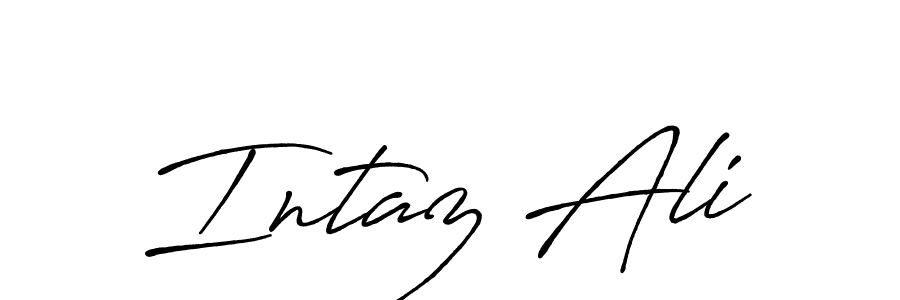 Design your own signature with our free online signature maker. With this signature software, you can create a handwritten (Antro_Vectra_Bolder) signature for name Intaz Ali. Intaz Ali signature style 7 images and pictures png