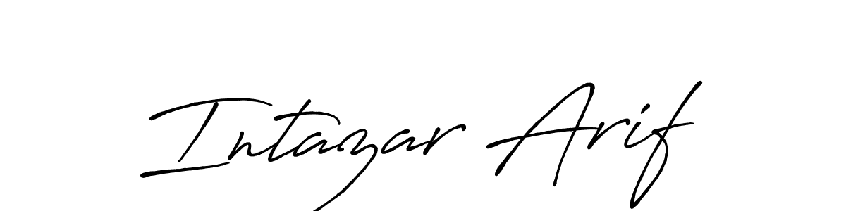 Here are the top 10 professional signature styles for the name Intazar Arif. These are the best autograph styles you can use for your name. Intazar Arif signature style 7 images and pictures png