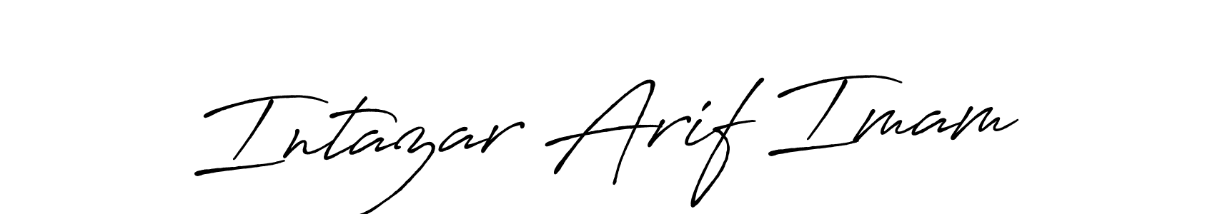 Make a beautiful signature design for name Intazar Arif Imam. Use this online signature maker to create a handwritten signature for free. Intazar Arif Imam signature style 7 images and pictures png