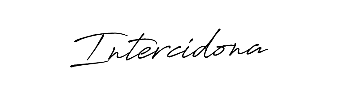 How to make Intercidona signature? Antro_Vectra_Bolder is a professional autograph style. Create handwritten signature for Intercidona name. Intercidona signature style 7 images and pictures png