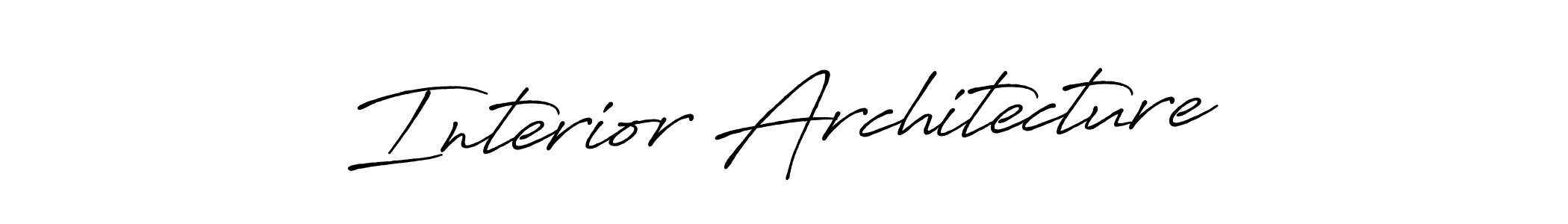 Also You can easily find your signature by using the search form. We will create Interior Architecture name handwritten signature images for you free of cost using Antro_Vectra_Bolder sign style. Interior Architecture signature style 7 images and pictures png