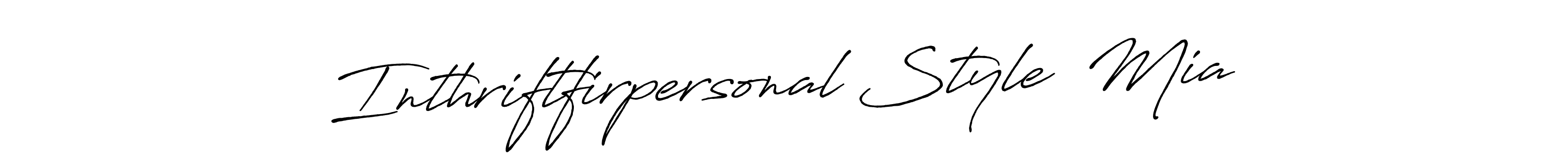 Make a beautiful signature design for name Inthriftfirpersonal Style  Mia. Use this online signature maker to create a handwritten signature for free. Inthriftfirpersonal Style  Mia signature style 7 images and pictures png