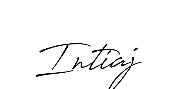 Similarly Antro_Vectra_Bolder is the best handwritten signature design. Signature creator online .You can use it as an online autograph creator for name Intiaj. Intiaj signature style 7 images and pictures png