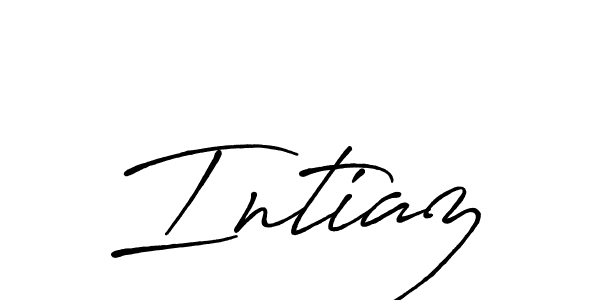 Create a beautiful signature design for name Intiaz. With this signature (Antro_Vectra_Bolder) fonts, you can make a handwritten signature for free. Intiaz signature style 7 images and pictures png