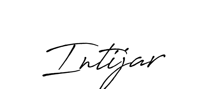 Design your own signature with our free online signature maker. With this signature software, you can create a handwritten (Antro_Vectra_Bolder) signature for name Intijar. Intijar signature style 7 images and pictures png