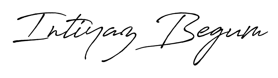 Download transparent PNG signature for name Intiyaz Begum styled with Antro_Vectra_Bolder font. Ready to paste directly into PDF and Word agreements. Intiyaz Begum signature style 7 images and pictures png