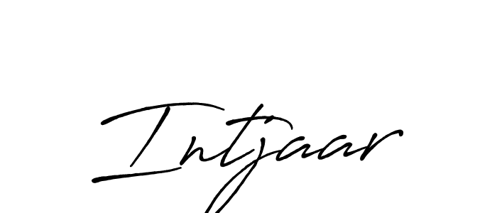 Create a beautiful signature design for name Intjaar. With this signature (Antro_Vectra_Bolder) fonts, you can make a handwritten signature for free. Intjaar signature style 7 images and pictures png