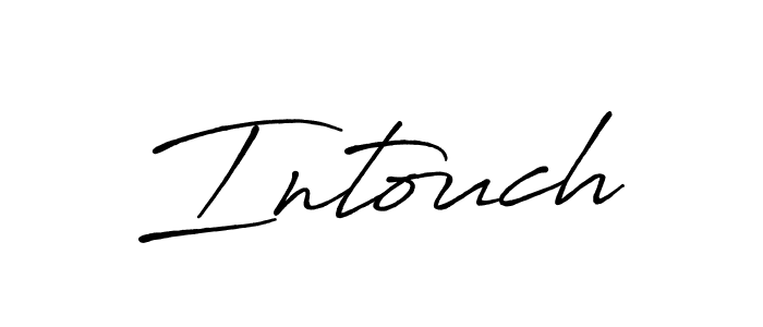 You can use this online signature creator to create a handwritten signature for the name Intouch. This is the best online autograph maker. Intouch signature style 7 images and pictures png