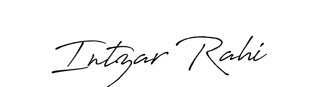 Also we have Intzar Rahi name is the best signature style. Create professional handwritten signature collection using Antro_Vectra_Bolder autograph style. Intzar Rahi signature style 7 images and pictures png