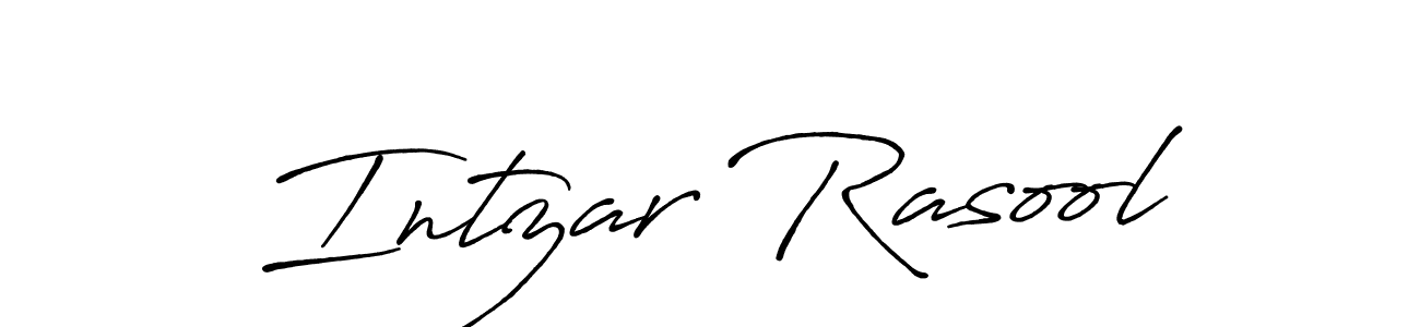 Make a short Intzar Rasool signature style. Manage your documents anywhere anytime using Antro_Vectra_Bolder. Create and add eSignatures, submit forms, share and send files easily. Intzar Rasool signature style 7 images and pictures png