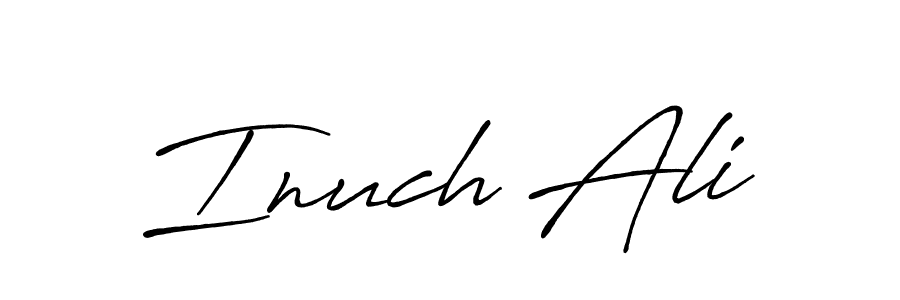 It looks lik you need a new signature style for name Inuch Ali. Design unique handwritten (Antro_Vectra_Bolder) signature with our free signature maker in just a few clicks. Inuch Ali signature style 7 images and pictures png