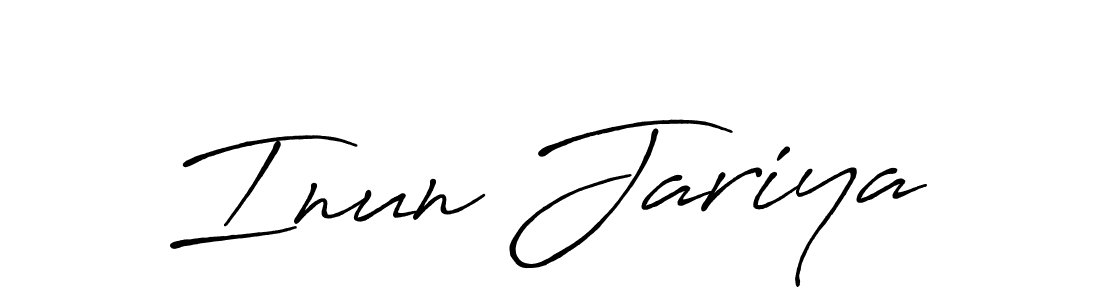 See photos of Inun Jariya official signature by Spectra . Check more albums & portfolios. Read reviews & check more about Antro_Vectra_Bolder font. Inun Jariya signature style 7 images and pictures png