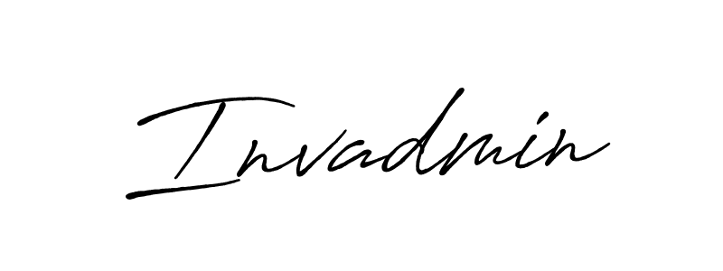 How to make Invadmin signature? Antro_Vectra_Bolder is a professional autograph style. Create handwritten signature for Invadmin name. Invadmin signature style 7 images and pictures png