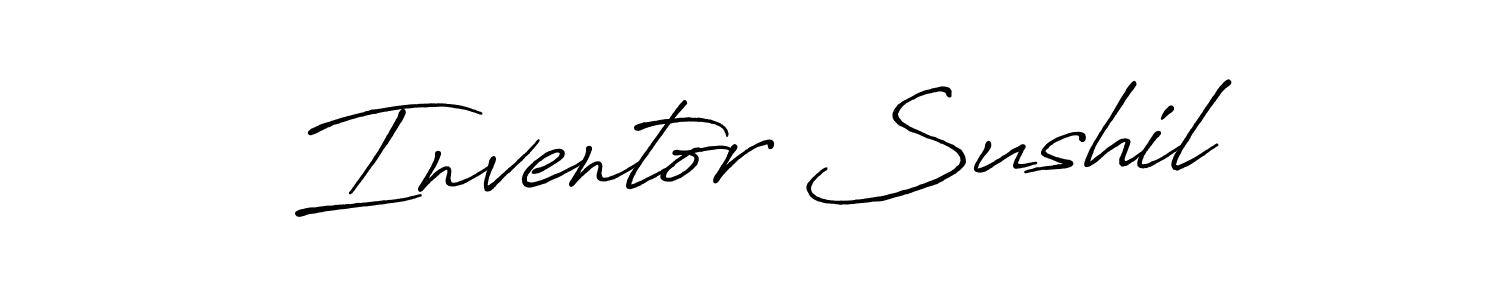 It looks lik you need a new signature style for name Inventor Sushil. Design unique handwritten (Antro_Vectra_Bolder) signature with our free signature maker in just a few clicks. Inventor Sushil signature style 7 images and pictures png