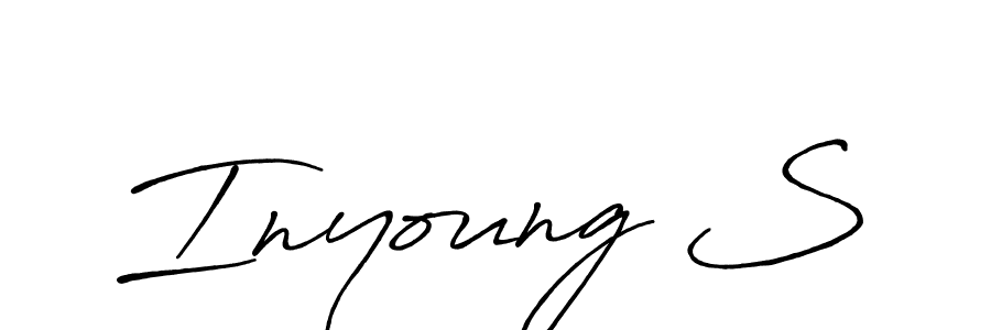 It looks lik you need a new signature style for name Inyoung S. Design unique handwritten (Antro_Vectra_Bolder) signature with our free signature maker in just a few clicks. Inyoung S signature style 7 images and pictures png