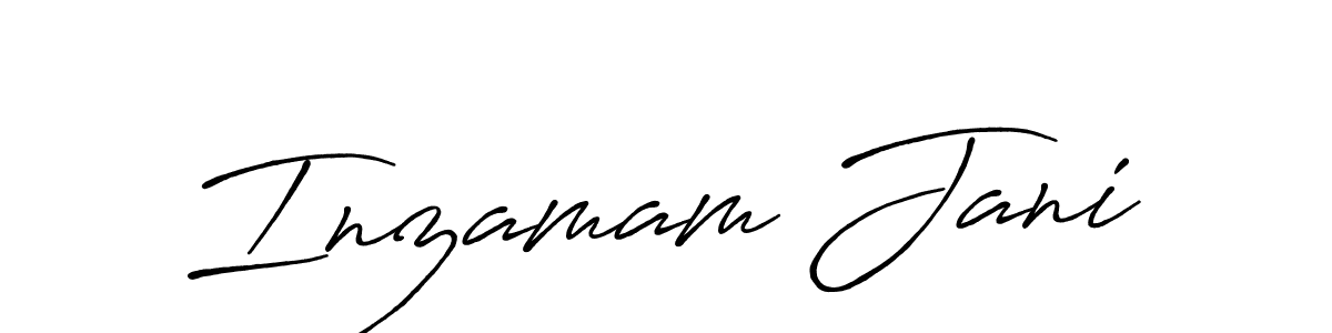 Also we have Inzamam Jani name is the best signature style. Create professional handwritten signature collection using Antro_Vectra_Bolder autograph style. Inzamam Jani signature style 7 images and pictures png