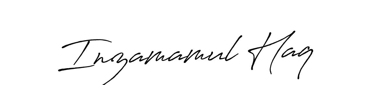 Design your own signature with our free online signature maker. With this signature software, you can create a handwritten (Antro_Vectra_Bolder) signature for name Inzamamul Haq. Inzamamul Haq signature style 7 images and pictures png