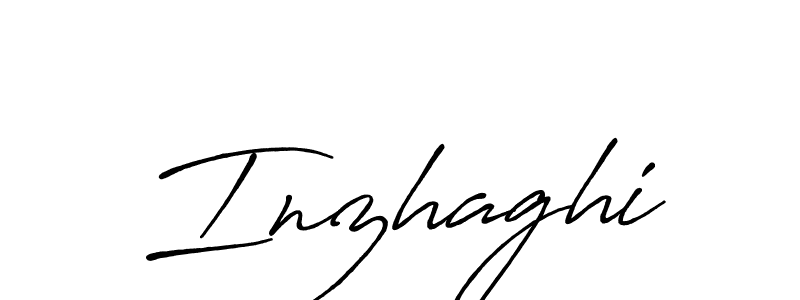 Create a beautiful signature design for name Inzhaghi. With this signature (Antro_Vectra_Bolder) fonts, you can make a handwritten signature for free. Inzhaghi signature style 7 images and pictures png