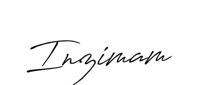 Make a beautiful signature design for name Inzimam. With this signature (Antro_Vectra_Bolder) style, you can create a handwritten signature for free. Inzimam signature style 7 images and pictures png