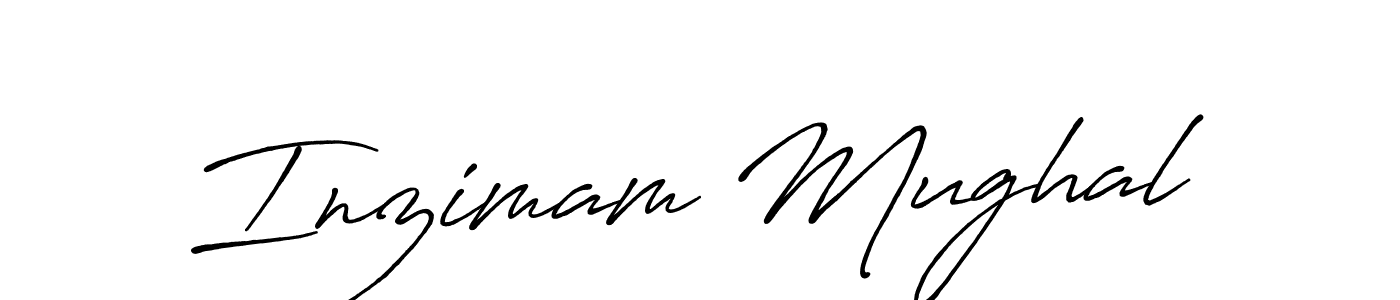 Also we have Inzimam Mughal name is the best signature style. Create professional handwritten signature collection using Antro_Vectra_Bolder autograph style. Inzimam Mughal signature style 7 images and pictures png